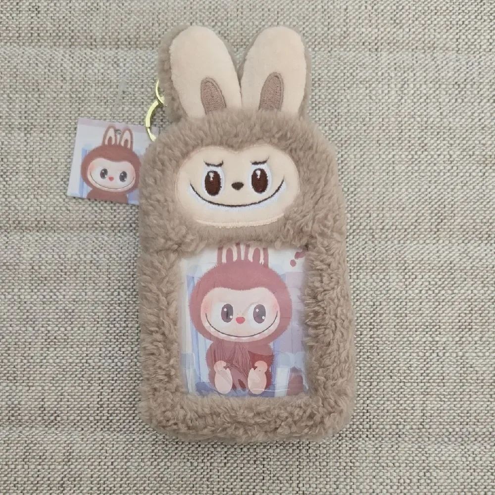 Labubu Plush Id Card KeyChain